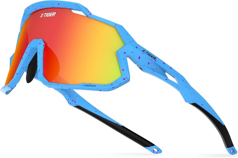 Xtiger Kids Sunglasses Polarized Youth Baseball Sunglasses for 8-14 boys girls UV400 Sports Softball Cycling Glasses - Image 1